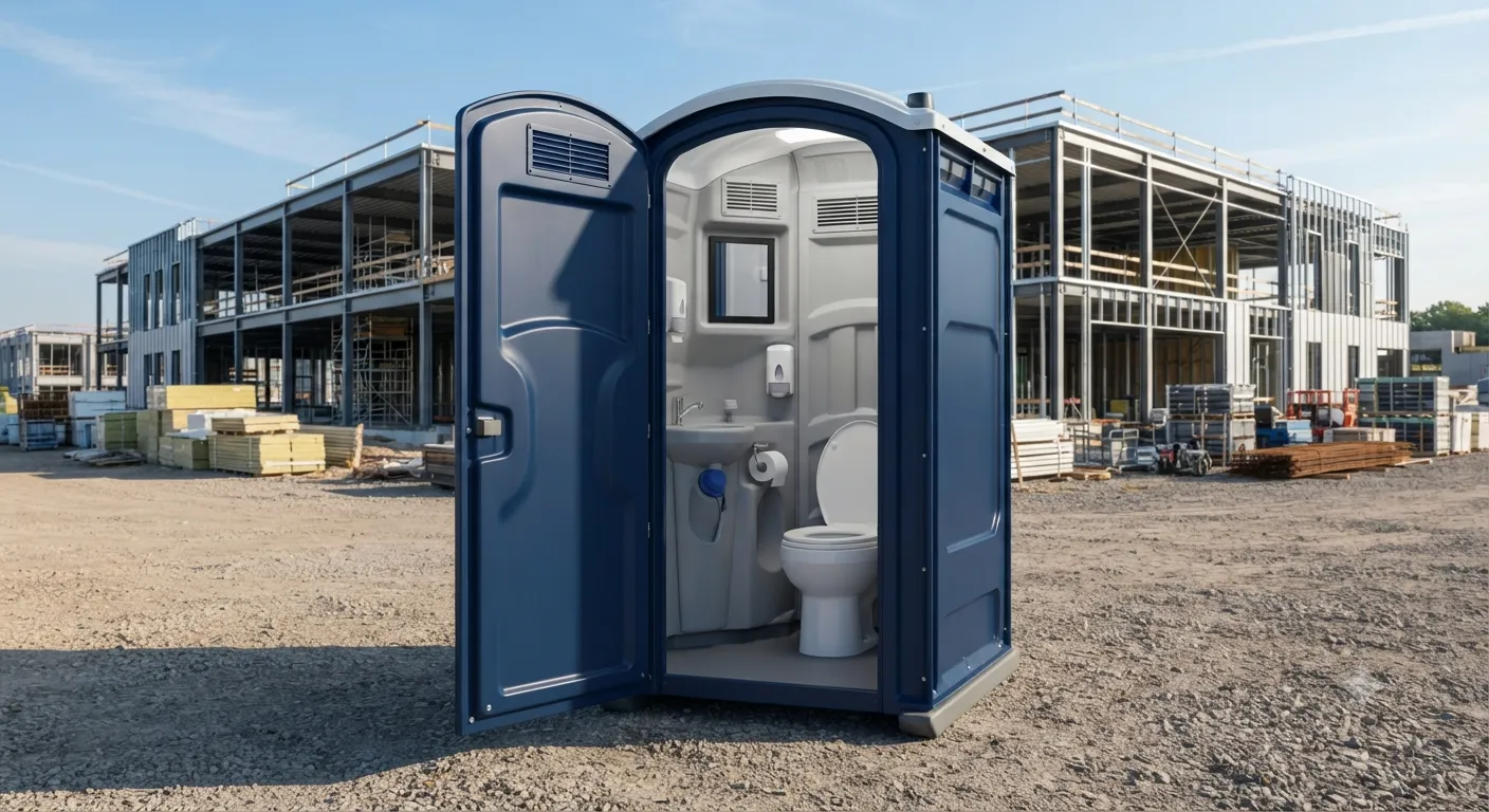 Deluxe Flushable Porta Potty in Downtown DC, DC