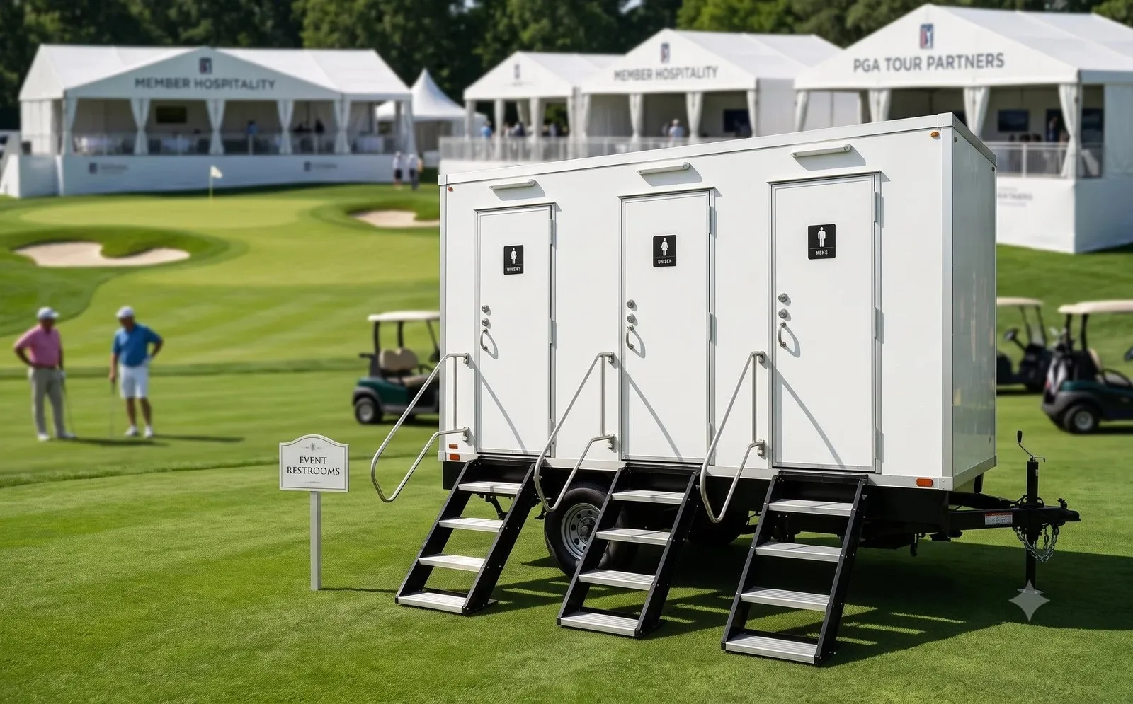 Golf Tournament Restrooms in Downtown DC, DC