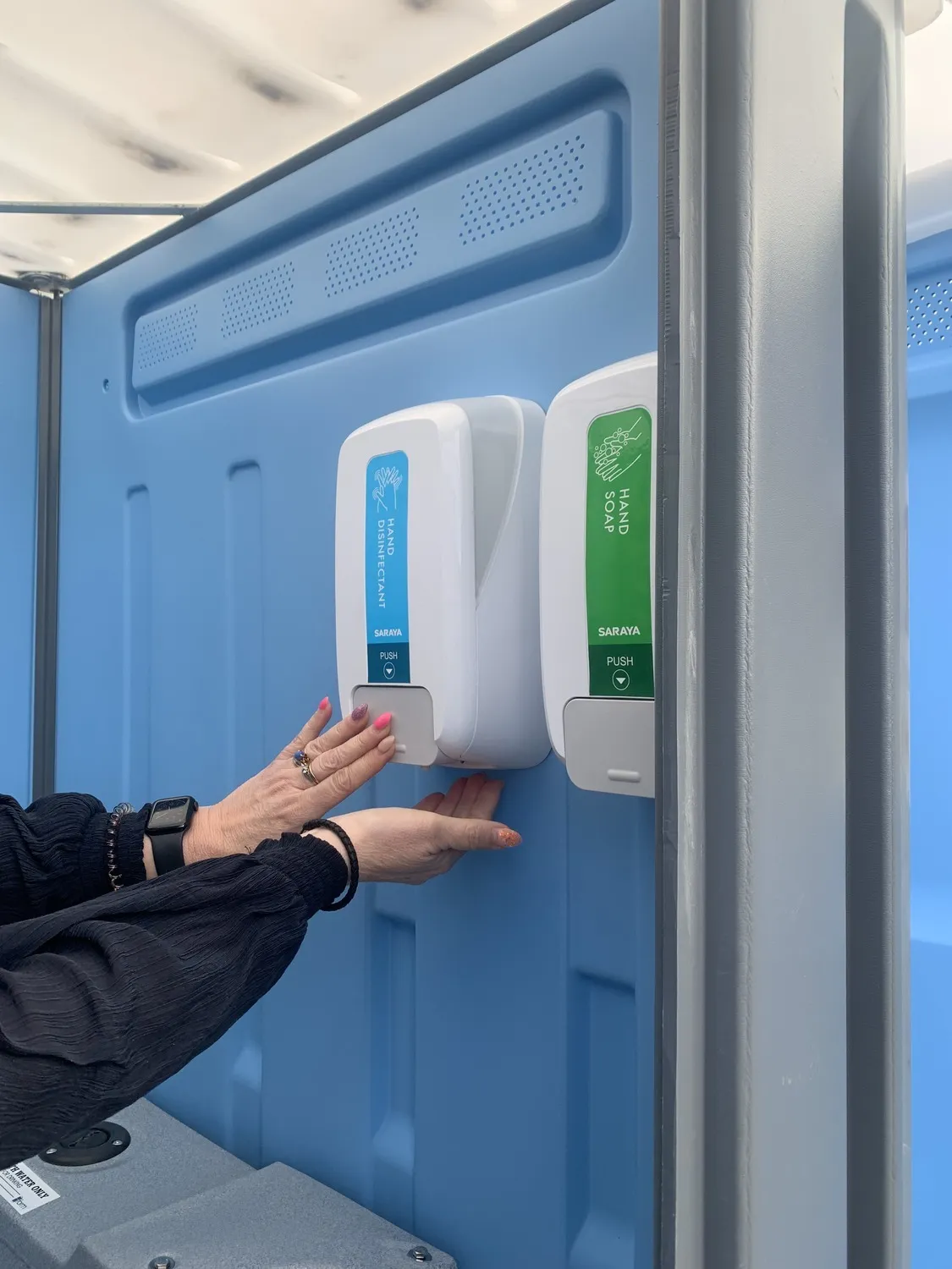 Hand Sanitizer Station Rental in Downtown DC, DC