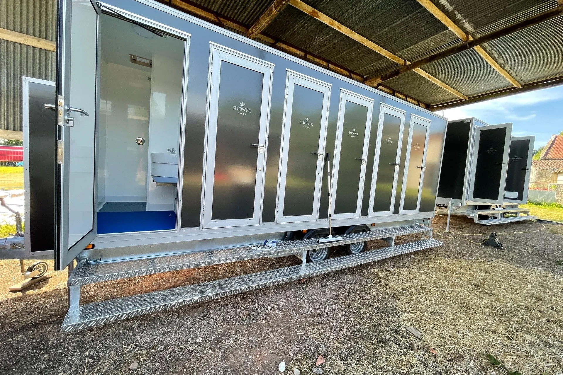 Shower Trailer Rental in Downtown DC, DC